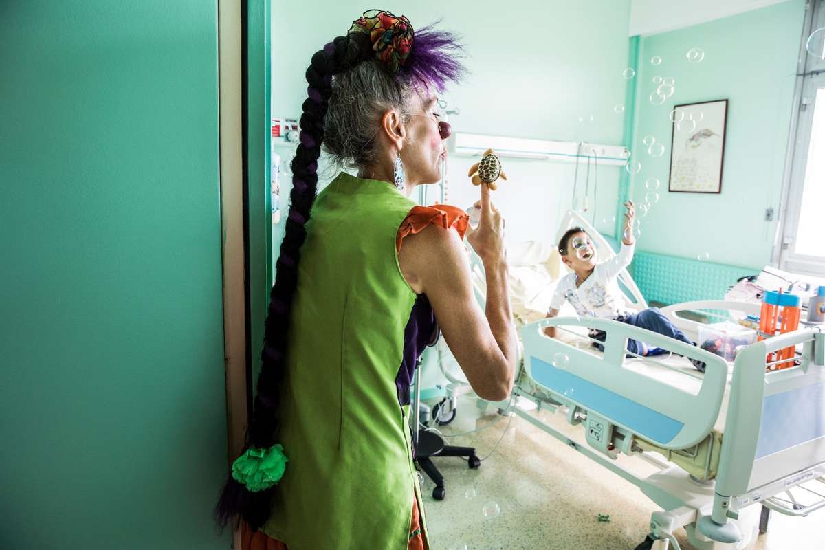 Offrons des spectacles de clowns à 500 enfants hospitalisés !