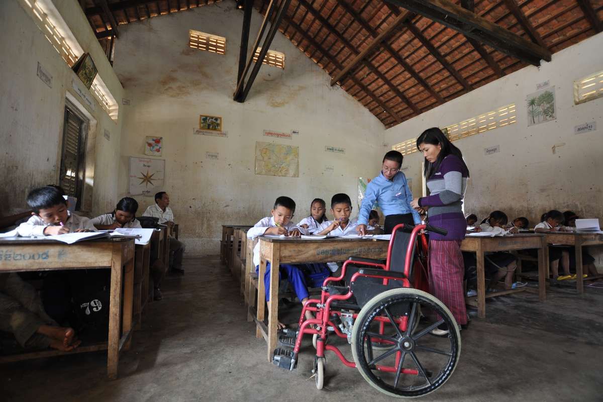 115 fauteuils roulants pour des enfants à Madagascar !