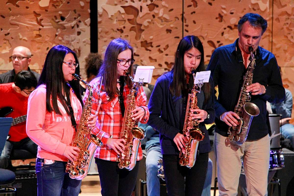 50 enfants défavorisés initiés au saxophone !